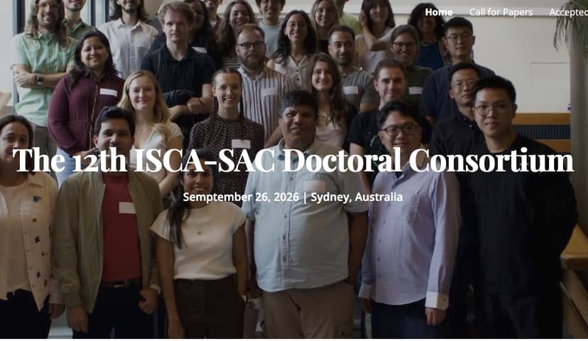 Dushanthi presented her PhD work at The 12th ISCA-SAC Doctoral Consortium